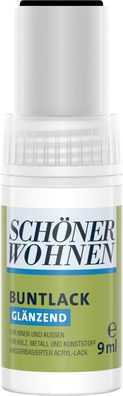 9ml Schöner Wohnen Home Lackstift glänzend, 9900 Schwarz