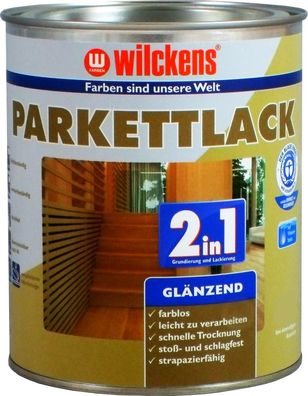 750ml Wilckens 2in1 Parkettlack glänzend