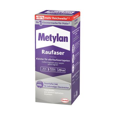 180g Metylan Raufaser für alle Raufasertapeten