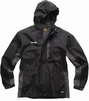 Scruffs Jacke Arbeitsjacke „Worker“ -Schwarz/Anthrazit