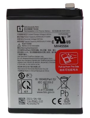 Original OnePlus BLP845 Akku Accu Batterie One Plus Nord CE 5G 4400mAh