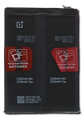 Original OnePlus BLP861 Akku Für OnePlus Nord 2 5G/ Nord 2T 4500mAh