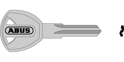 ABUS Ersatzschlüssel Rohl. V65