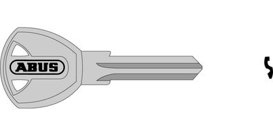 ABUS Ersatzschlüssel Rohl. F82