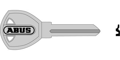 ABUS Ersatzschlüssel Rohl. 48,49,4800