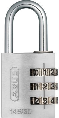 ABUS Vorhangschloss 145/30 silb. Lock-Tag