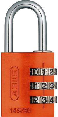 ABUS Vorhangschloss 145/30 oran. Lock-Tag