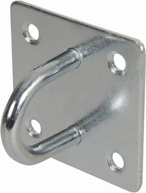 Fixman Ketten und Seile Galvanisierte Augplatte Öse, 50 mm x 50 mm