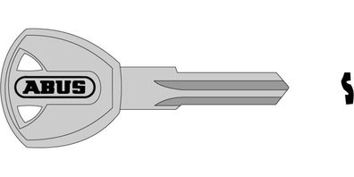 ABUS Ersatzschlüssel Rohl. U72/W72 2,0mm