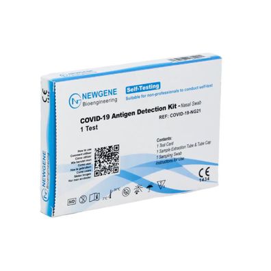 Newgene Covid-19 Antigen Schnelltest CE/1434 - Einzelpackung | Packung (1 Tests)