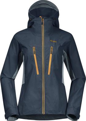 Bergans Damen Jacke Cecilie Mtn Softshell Jacket M, Orion Blue/Misty Forest 141899