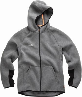 Scruffs Hoodie Kapuzenpullover „Trade Air-Layer“ -Grau