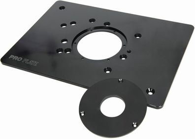 Rockler Fräszubehör Aluminium-Fräsplatte für Triton-Fräsen 210 x 298 mm (8 1