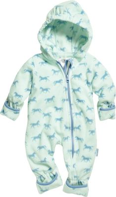 Playshoes Kinder Fleece-Overall Pferde