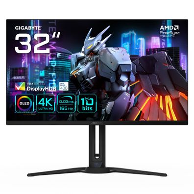 Gigabyte AORUS FO32U 81,28cm 32Zoll OLED Monitor 3840x2160 165Hz HDR400 HDMI 2.... ->