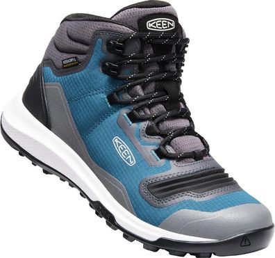 Keen Damen Wanderschuhe Damenschuhe TEMPO FLEX MID WP WOMEN Blue Coral/Star White,