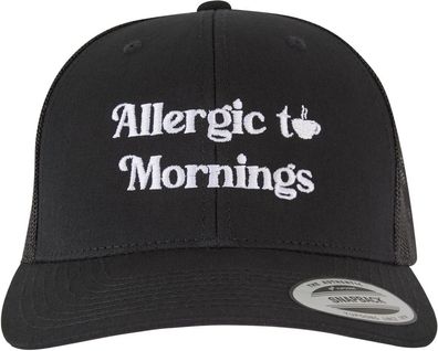 Mister Tee Cap Allergic To Mornings Retro Trucker MT2836