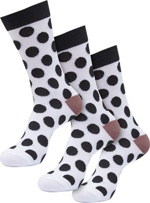 Urban Classics Socken Basic Polka Dot Socks 3-Pack TB6805