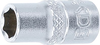 Steckschlüssel-Einsatz Sechskant | Antrieb Innenvierkant 6,3 mm (1/4") | SW 7 mm BGS