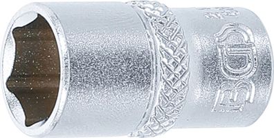Steckschlüssel-Einsatz Sechskant | Antrieb Innenvierkant 6,3 mm (1/4") | SW 10 mm BGS
