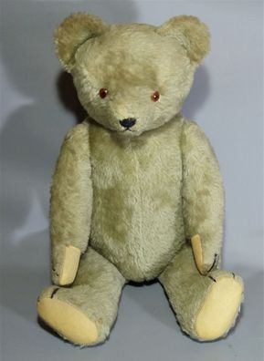 Großer Hermann Mohair Gelenk-Teddy ca.60cm groß 50er/60er Jahre