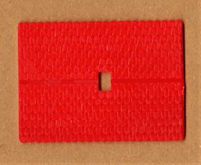 Faller H0 Einzelbauteil Bauteil Dach Dachplatte 001 Ziegel rot D 68x25 mm NEU