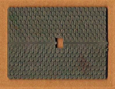 Faller H0 Einzelbauteil Bauteil Dach Dachplatte 009 Ziegel grau D 68x25 mm NEU