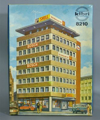 Kibri H0 8210 Hochhaus Büro- Geschäfthaus Gebäude Stadthaus 60er NEU OVP