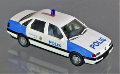 Herpa H0 041737 VW Volkswagen Passat GL Stufenheck Polis Malmö Polizei Schweden