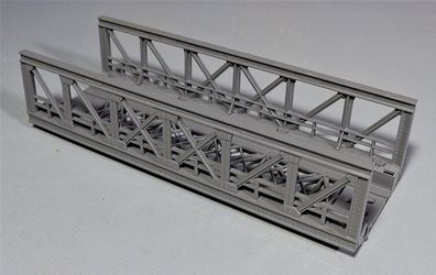 Märklin H0 K + M-Gleis 7262 Gitterbrücke 180mm Brücke Überfahrt Stahlträgerbrücke