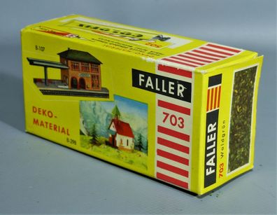 Faller Zubehör Packung 703 Begrünung Streu Dekostreu Waldgrün 50er/60er Jahre NEU