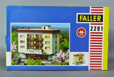 Faller Spur N 2291 Wohnblock mit Boutique Wohn- und Geschäftshaus 70er Jahre NEU OV