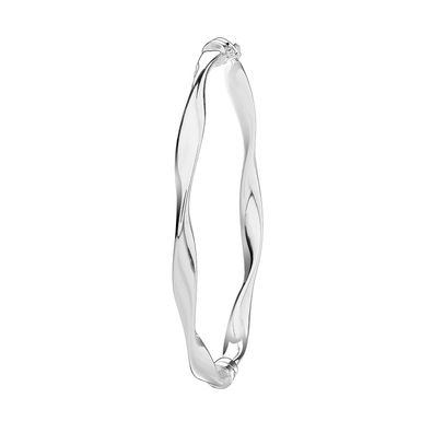 Eleganter 925 Sterling Silber Damen - Klappbar Armreif - 7 Gramm