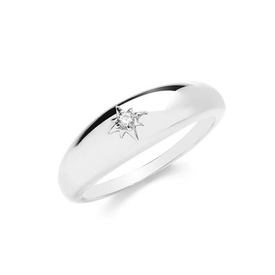 Exklusiver 925 Sterling Silber Damen - Ring mit Zirkonia
