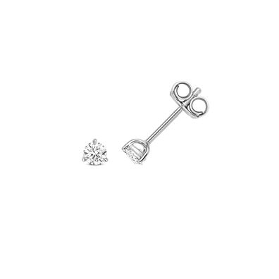 18 Karat (750) Weißgold Diamant Paar Ohrstecker Brillant-Schliff 0.25 Karat H - SI2