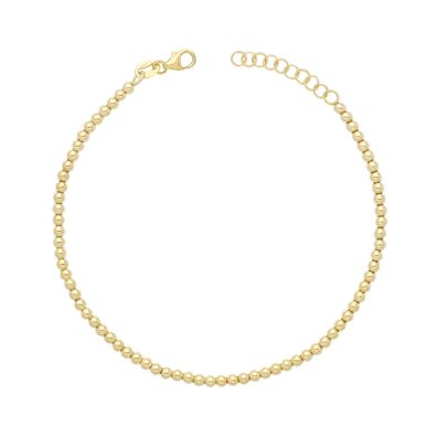 Schönes 9 ct/Karat Gelb Gold Damen - Armband - 17.8cm