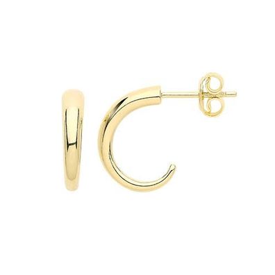 Chice 9 ct/Karat Gelb Gold Damen - Paar Ohrringe