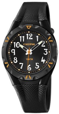 Calypso Armbanduhr Damenuhr Uhr K6064/6 schwarz