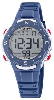 Digital Uhr Calypso Kinder Jungen Armbanduhr K5801/5