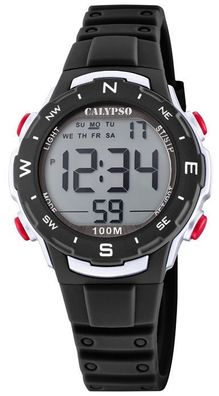 Kinder Jungen Digital Uhr Calypso Armbanduhr K5801/6