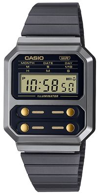 Casio Vintage Digitaluhr Armbanduhr A100WEGG-1A2EF