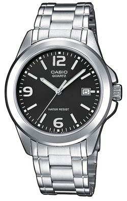 Casio Herrenuhr Edelstahlarmband Datum MTP-1259PD-1AEG
