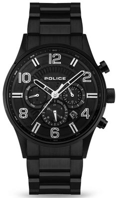 Herren Armbanduhr Police Watch schwarz PEWJK2203102