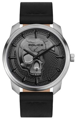 Herren Armbanduhr Police Watch Lederband PL15714JS.61