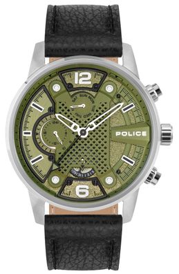 Herrenuhr Police Watch Armbanduhr Lederband PEWJF2203305