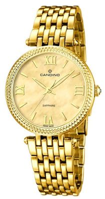 Damenuhr Candino Armbanduhr golden C4569/2