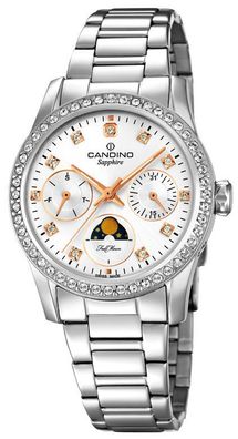 Candino Damen Armbanduhr C4686/1 Mondphasenanzeige