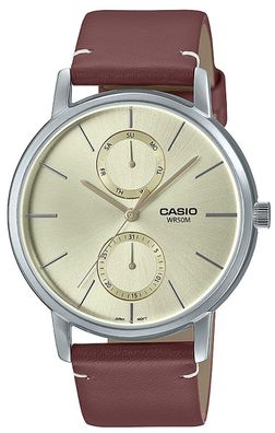 Casio Herren Armbanduhr Lederarmband MTP-B310L-9AVEF