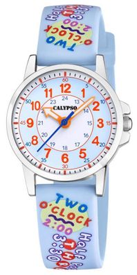 Kinderuhr Calypso Armbanduhr hellblau K5824/3