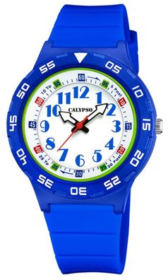 Kinderuhr Lernuhr Calypso Armbanduhr blau K5828/4